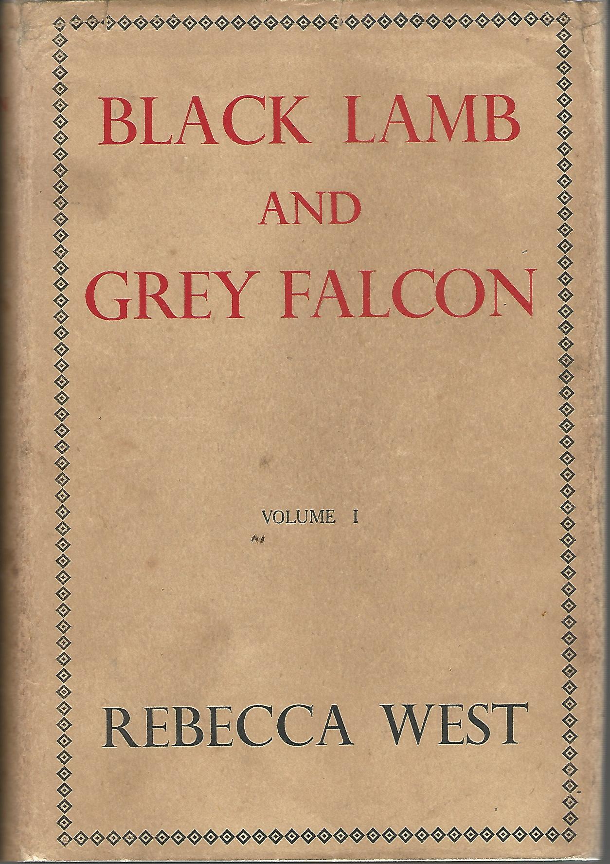 black lamb and gray falcon