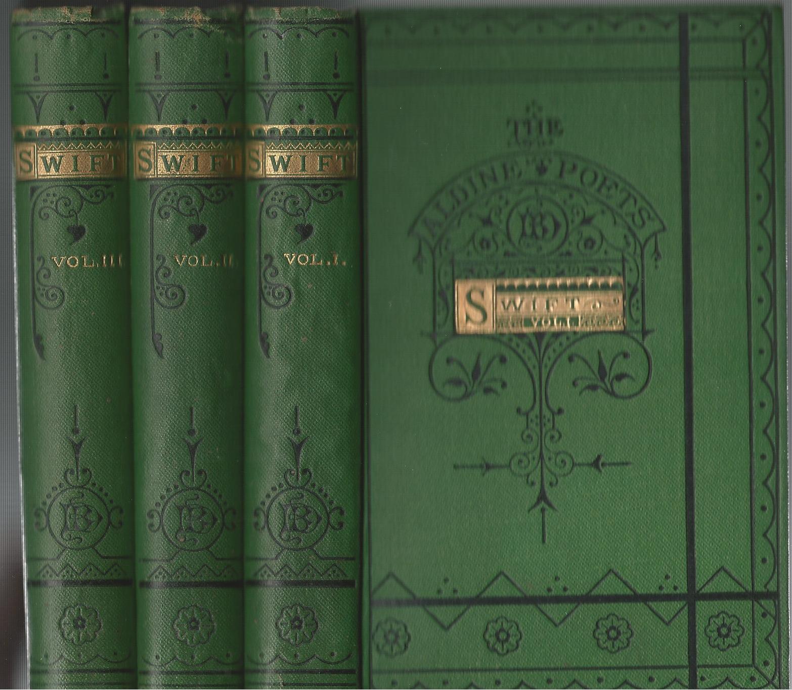 The Poetical Works of Jonathan Swift in Three Volumes